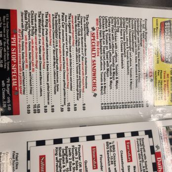 Checkered Flag Barbecue menu 4